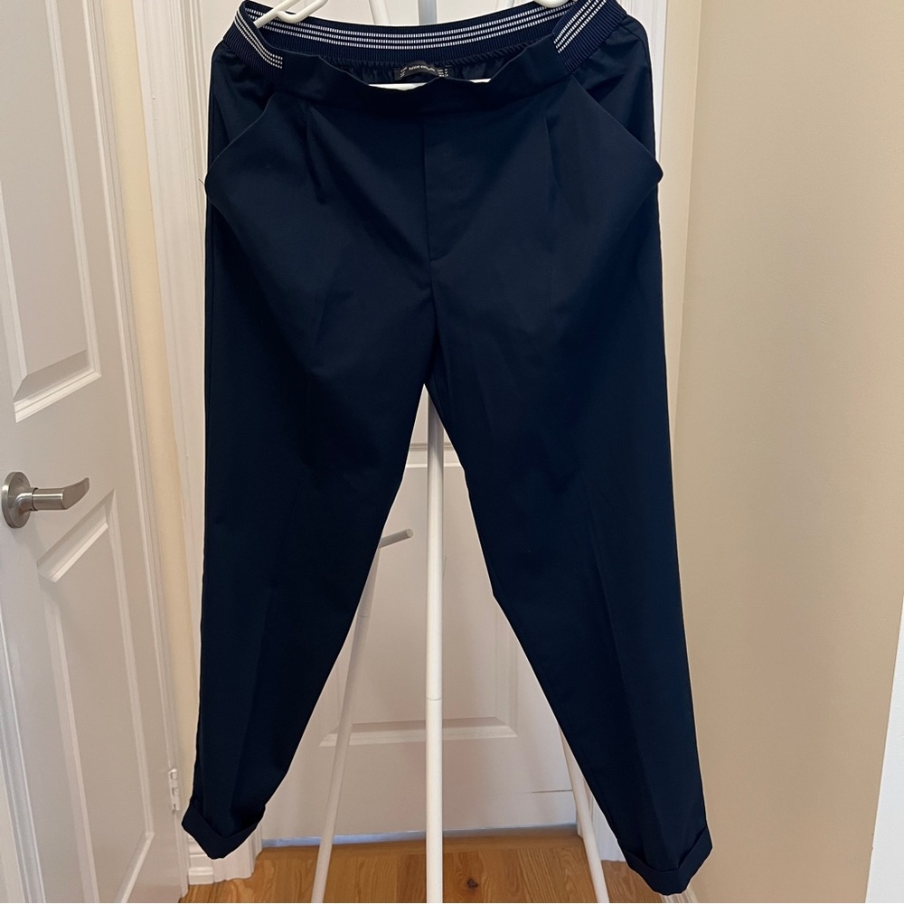 Zara elastic waist pants
